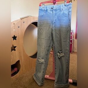 Oh Polly US size 8 boyfriend ripped jeans